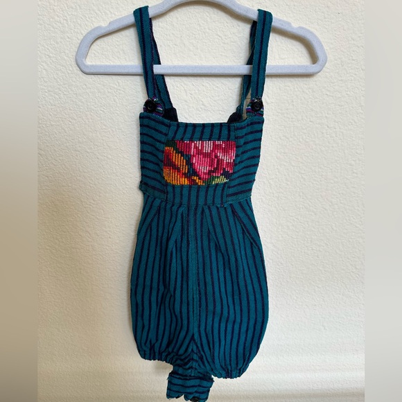 GUC Adorable handmade Embroidery Mexican Romper - Picture 1 of 5